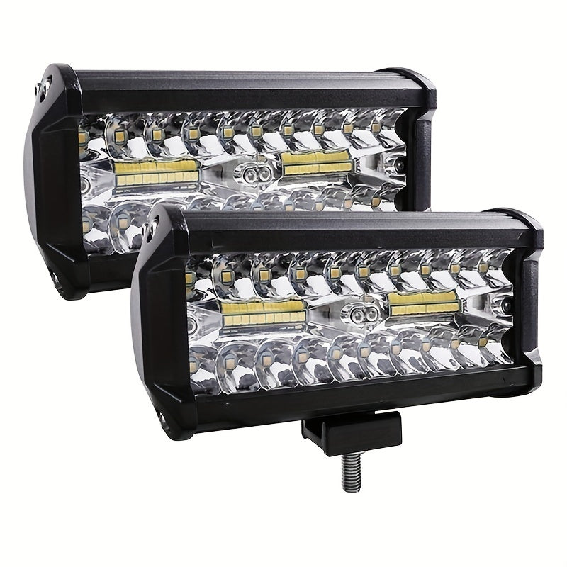 Arbejdslysbar 120W – 7 LED Spot & Flood