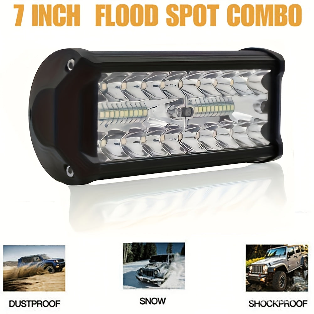 Arbejdslysbar 120W 7 LED