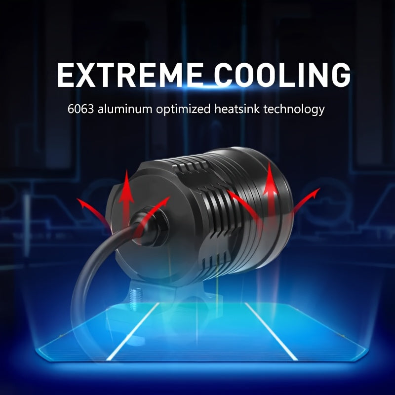 MC LED-Forlygte – Ekstralys & Tågelys 12V