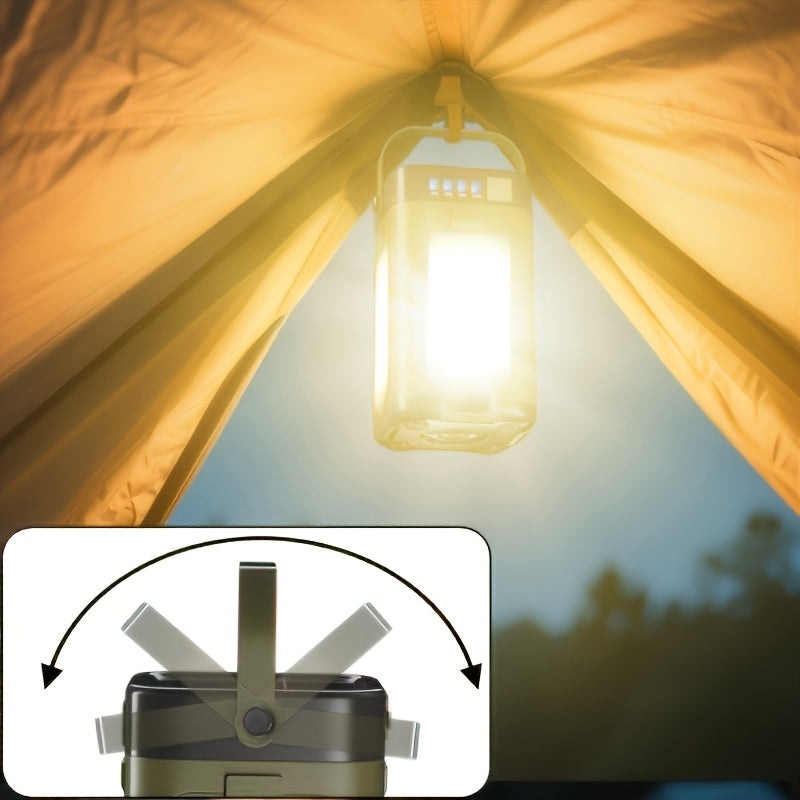LED Campinglampe – Solcelledrevet & Sammenfoldelig