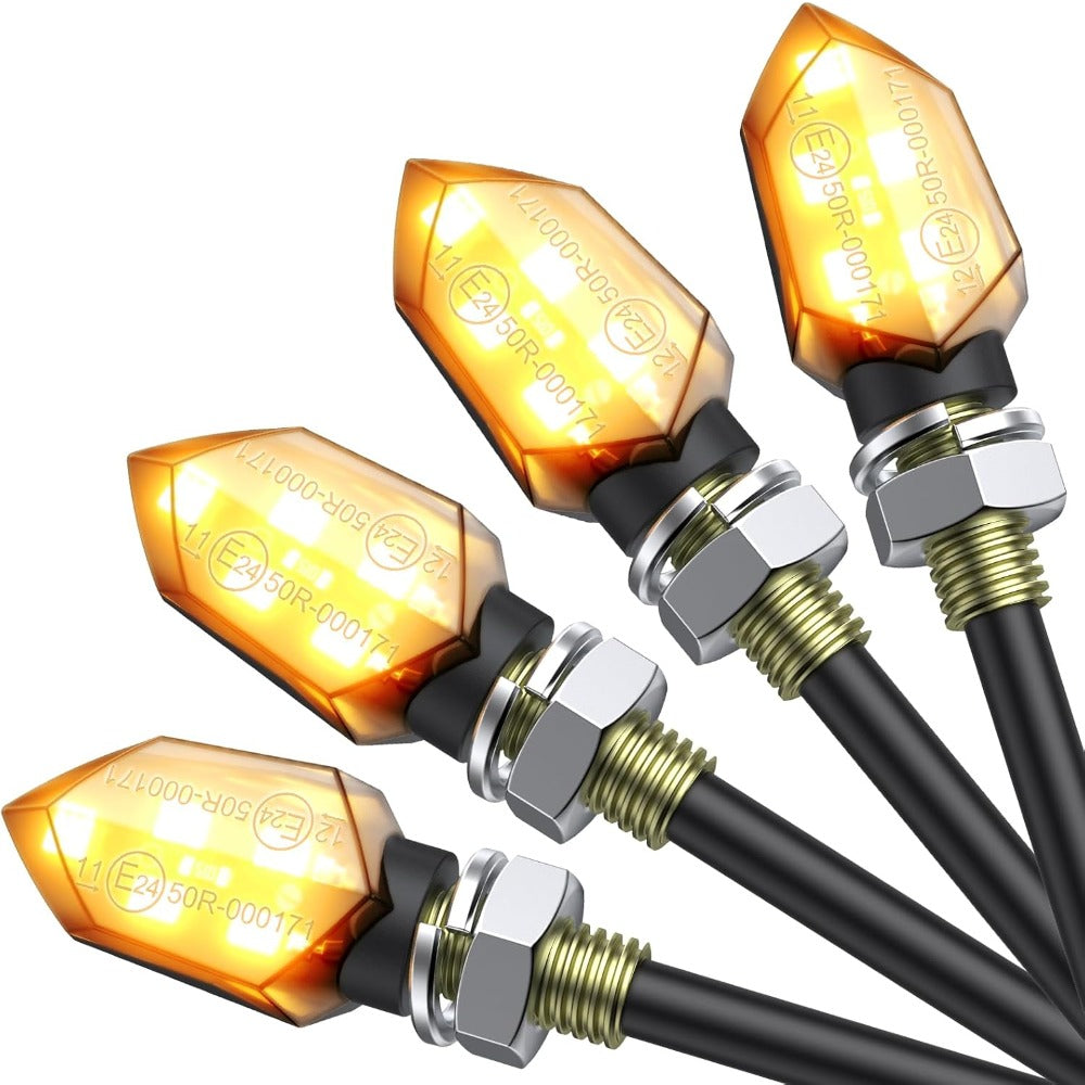 MC LED-blinklys 4-pak