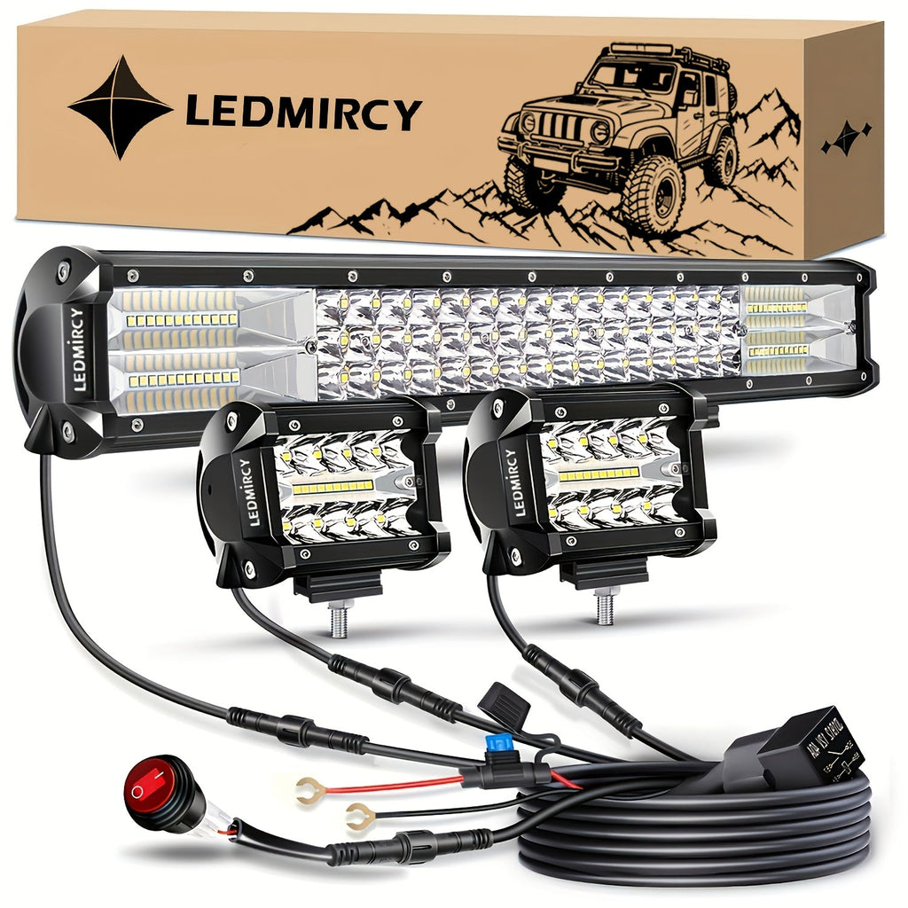 LED lyslist 20 tommer med pods