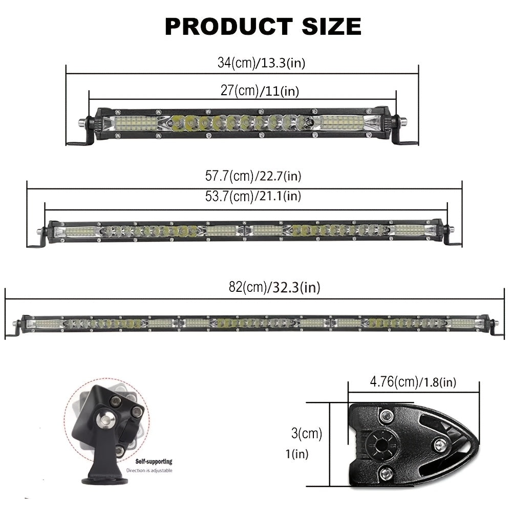 LED Lysbjælke Spot/Flood – 12/24V Arbejdslys