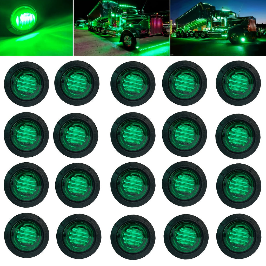 Sidemarkeringslys LED 20-Pak – 12V til Bil & Lastbil