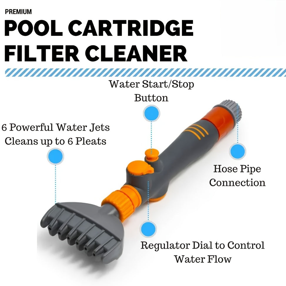 Poolfilter Rensebørste – Dyse med Trykkontrol