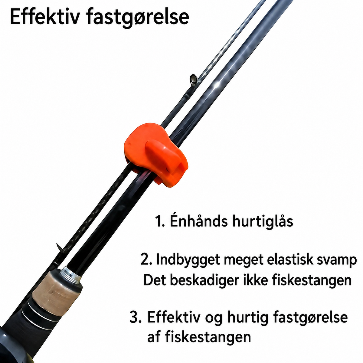 Fiskestangsholder 4-Pak – Kraftig Opbevaring