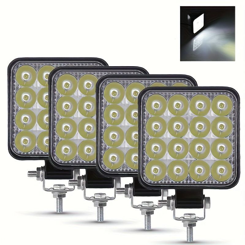 LED Arbejdslys 4-Pak – 3,3" Spotlight 12/24V