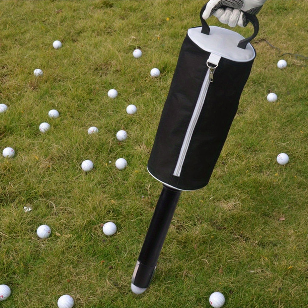 Golfboldopsamler med bæretaske