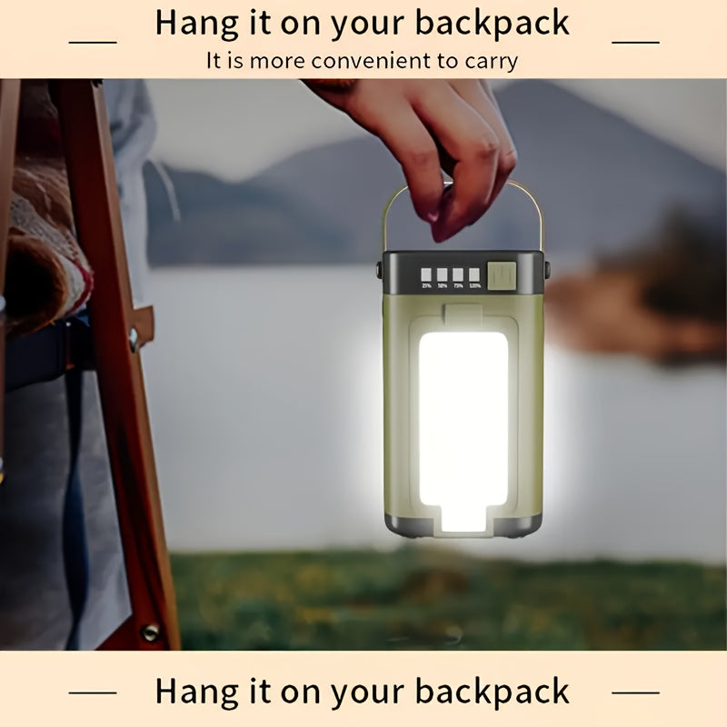 LED Campinglampe – Solcelledrevet & Sammenfoldelig