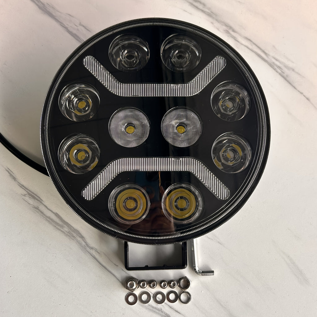 LED Arbejdslamper 90W – 7–9" til Lastbil & Traktor