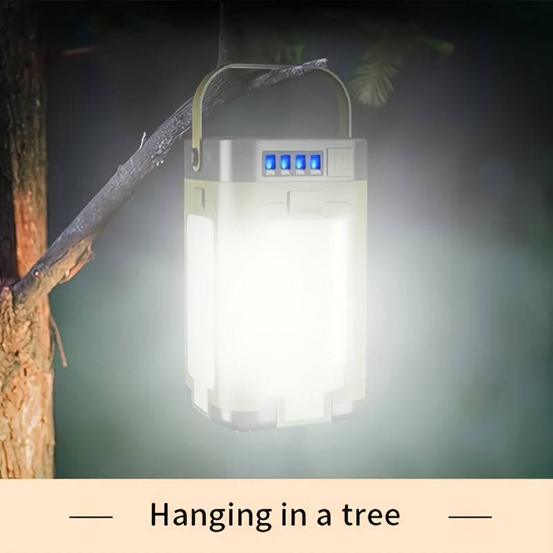 LED Campinglampe – Solcelledrevet & Sammenfoldelig