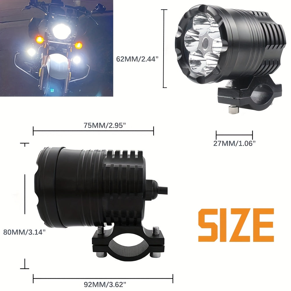 MC LED-Forlygte – Ekstralys & Tågelys 12V