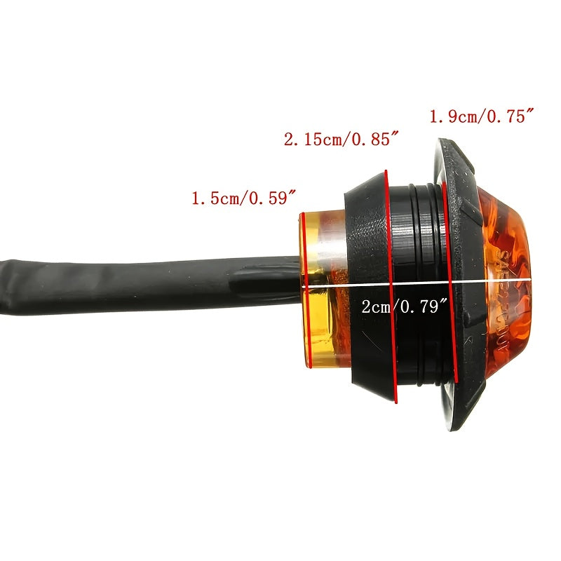 Sidemarkeringslys LED 20-Pak – 12V til Bil & Lastbil