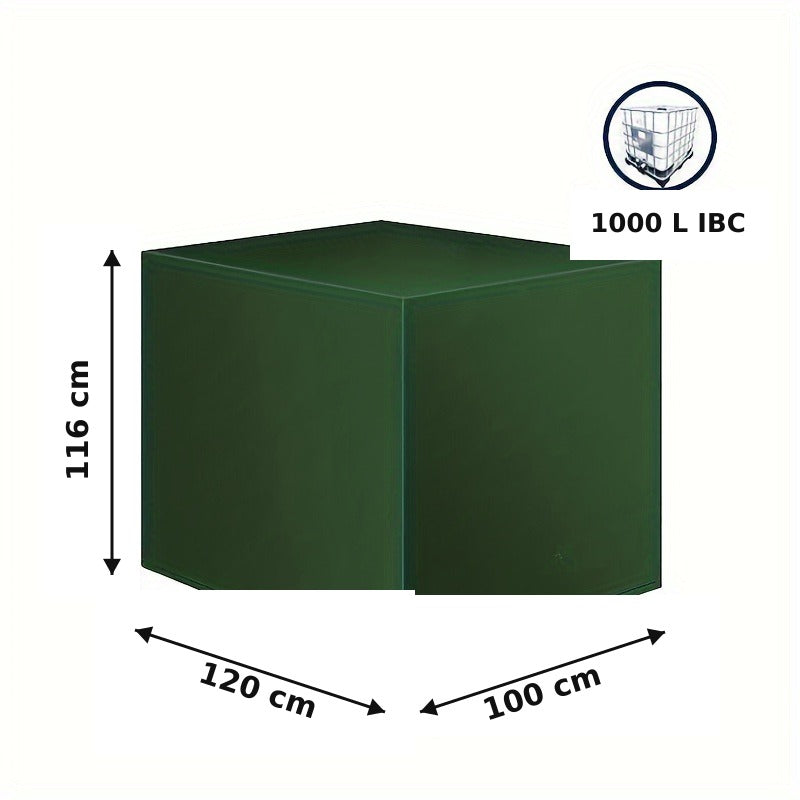 Målbillede – 120 × 100 × 116 cm, passer til 1000-liters IBC-tank
