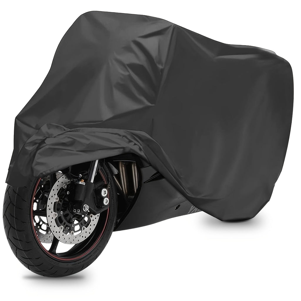 Coveret over en motorcykel – baghjulet frit